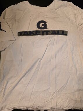 Georgetown Womens Basketball Jordan White Short Sleeve "Take It All" Graphic Tee
